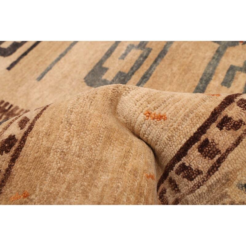 ECARPETGALLERY Hand-knotted Kathmandu Beige Wool Rug - 9'3 x 11'10