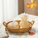 preview thumbnail 90 of 94, Glitzhome Fall Harvest Handblown Glass Pumpkins Set Thanksgiving Table Centerpieces