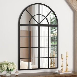 KOHROS Arched Window Finished Metal Mirror - Bed Bath & Beyond - 33809922