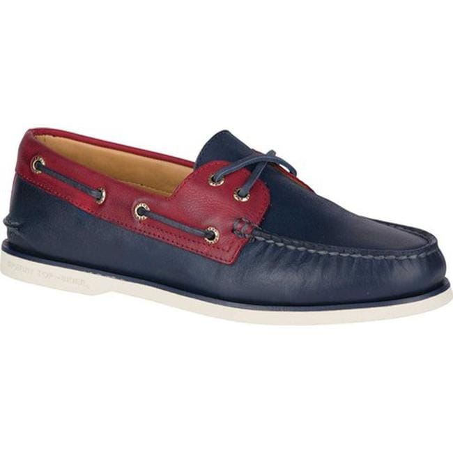 red sperrys men's