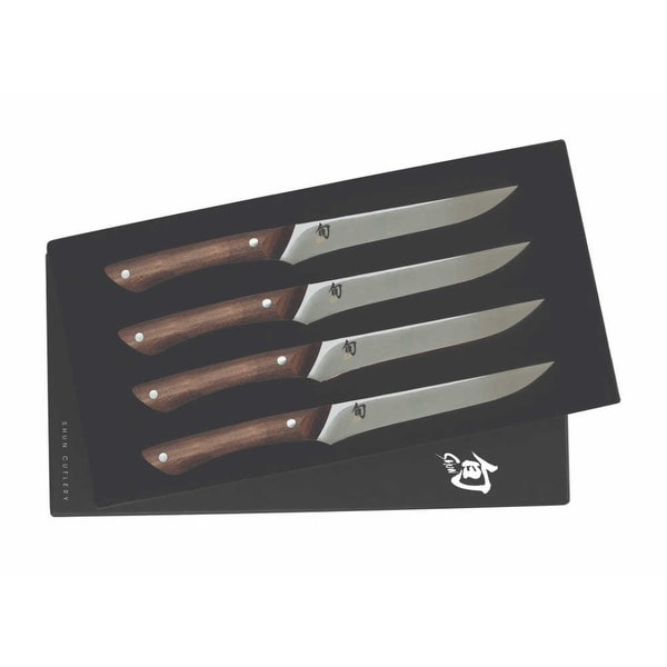 Shun 4 Piece Shima Steak Knife Set, Natural - Bed Bath & Beyond