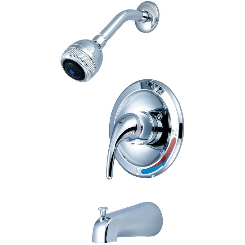 Pioneer Faucets Accent Tub and Shower Trim Package with 1.75 GPM Multi - Polished Chrome