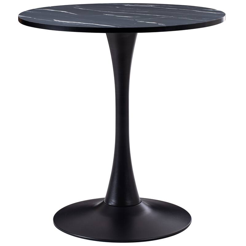 Round Pedestal Bistro Table 28" - Black