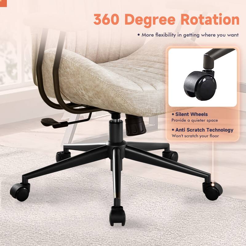 XIZZI Ergonomic Office Chair High Back Desk Chair with Wheels