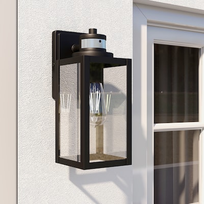 2Pack-1 Light Outdoor Wall Light Motion Sensor - 5"x6.61"x12.64"