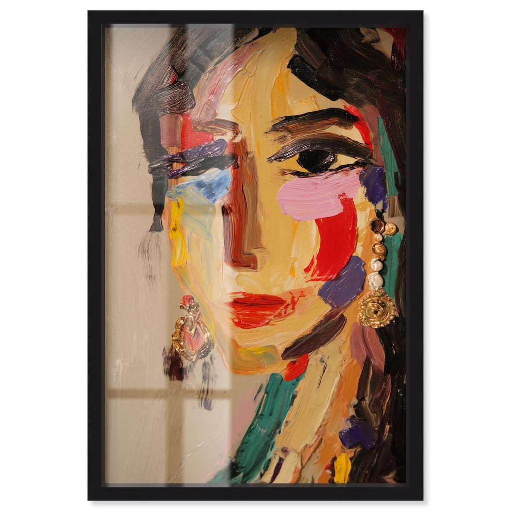 Colorful Expression II Shadowbox by Art Remedy