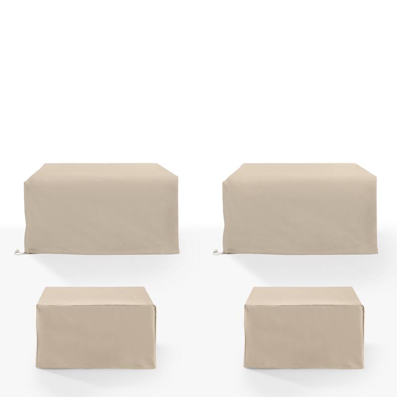 Crosley 4Pc Outdoor Sectional Furniture Cover Set