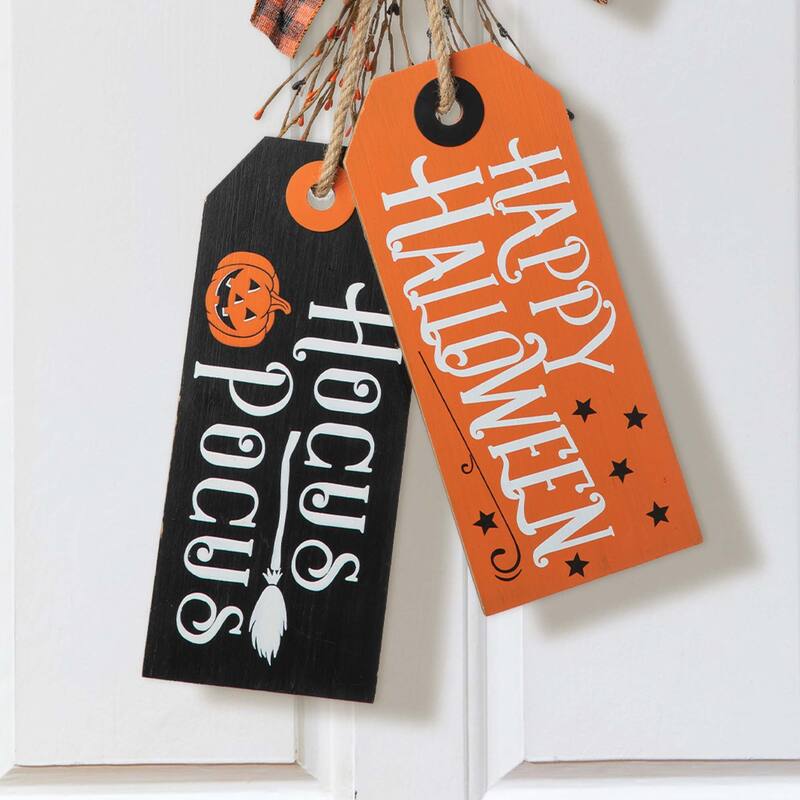 Glitzhome 24"H Wooden Valentine's Day/Patriotic/Americana/Easter Doorknob Hanging Decor