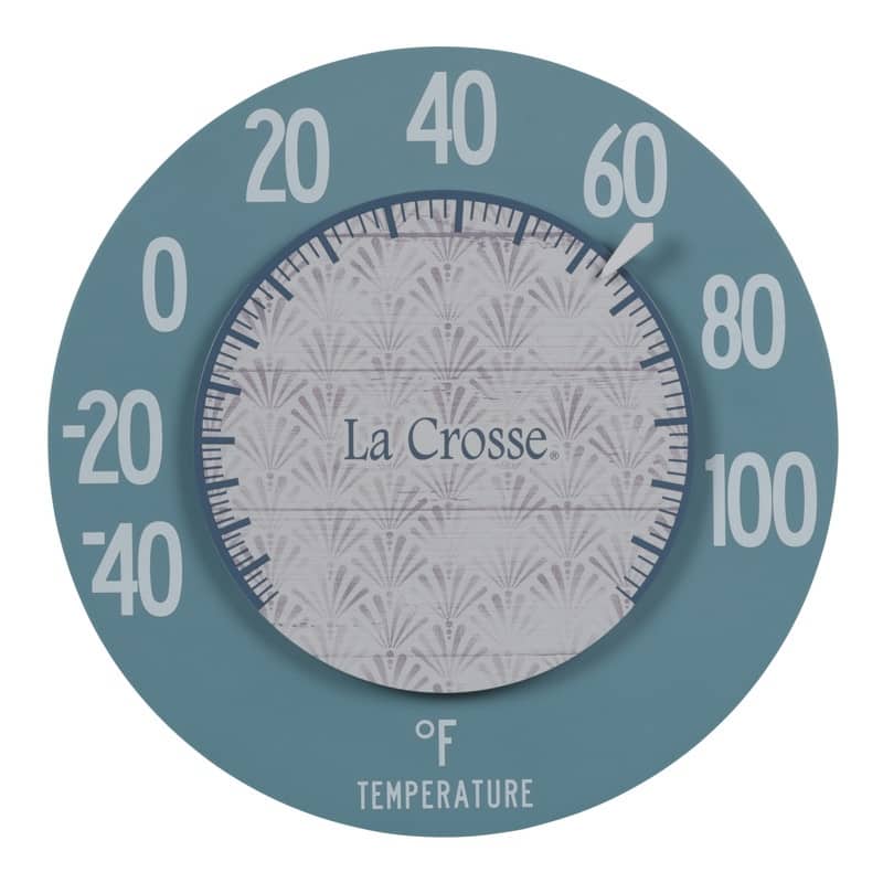 La Crosse 8-Inch Geometric Design Floating Dial Thermometer