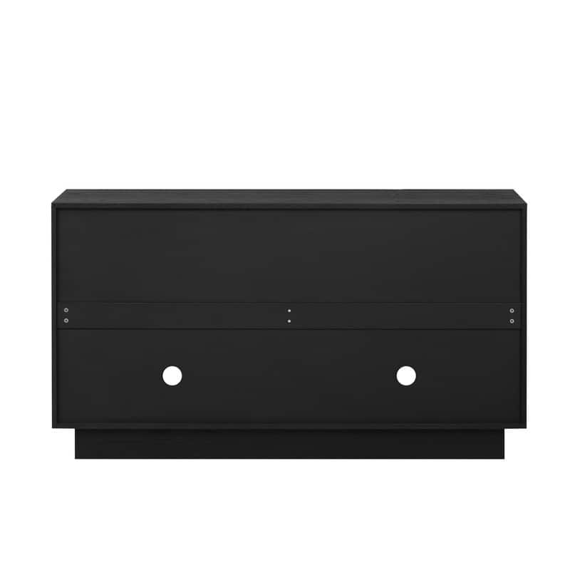 Large 4-Door Wood Storage Sideboard Cabinet with Adjustable Shelves and Elegant Design for Home Organization
