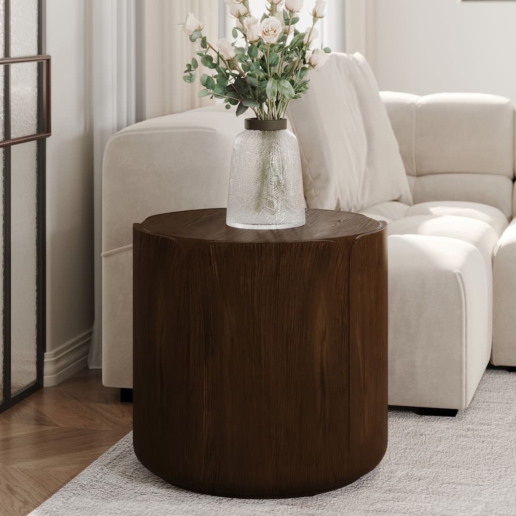 GDFStudio Kaelwyn MGO Cylindrical Waterproof Coffee Table