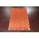 preview thumbnail 3 of 16, Checkered Gabbeh Kashkoli Oriental Area Rug Hand-knotted Wool Carpet - 6'9" x 9'8"