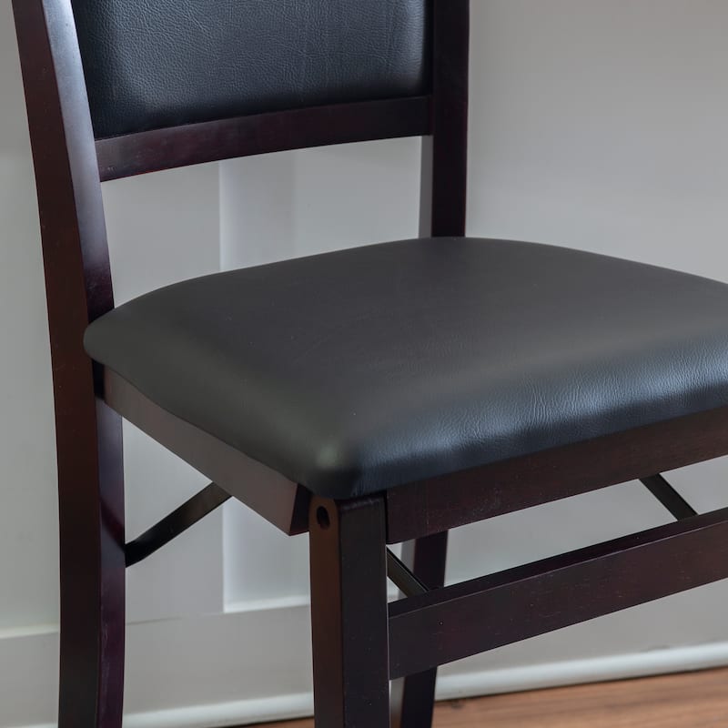 Aldersey Espresso Folding Counter Stool
