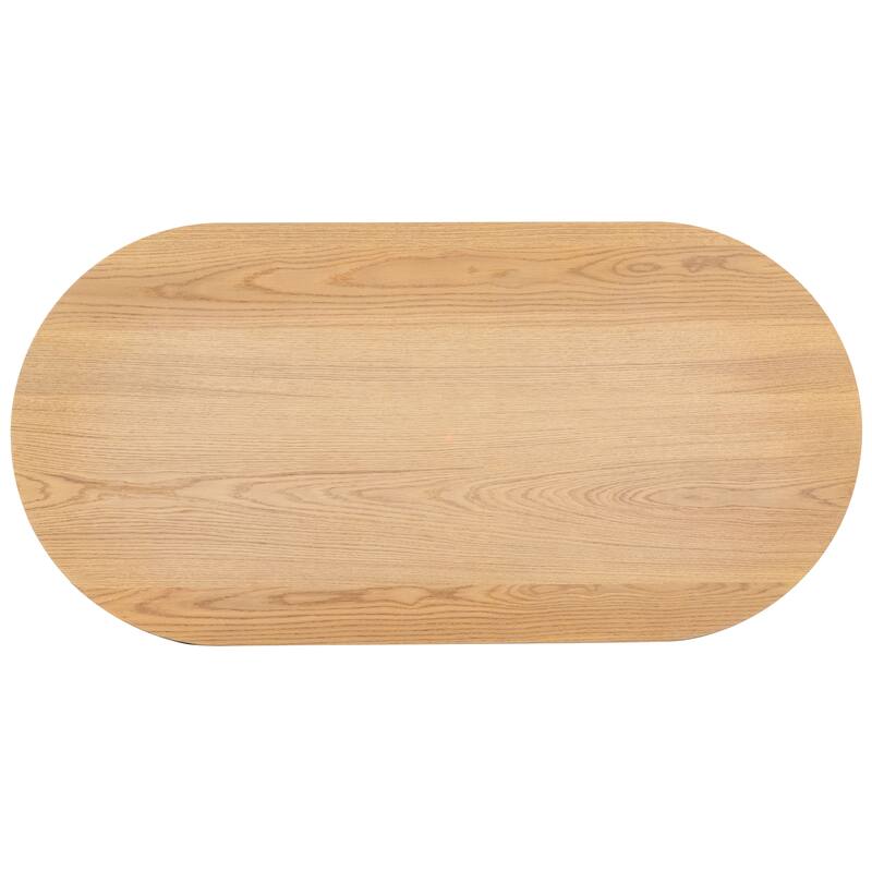 SAFAVIEH Couture Shelbie Reeded Oval Coffee Table, Fully Assembled - 51"W x 25"D x 16"H