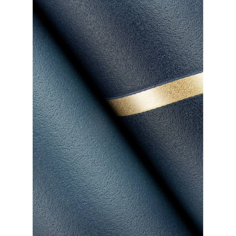 Advantage Manfred Navy Modern Herringbone Wallpaper