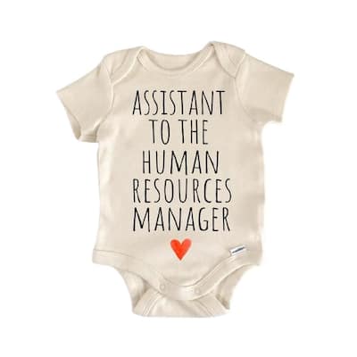 Hr Manager Human Resources - Baby Boy Girl Clothes Infant Bodysuit Funny Cute Newborn