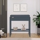 preview thumbnail 4 of 3, Fisher Price by Dream On Me Delani Changing Table, with ample storage, made with Sustainable New Zealand Pinewood - Carbon