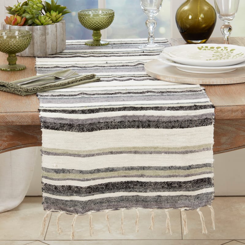 Bohemian Bliss Striped Table Runner - 16"x72"