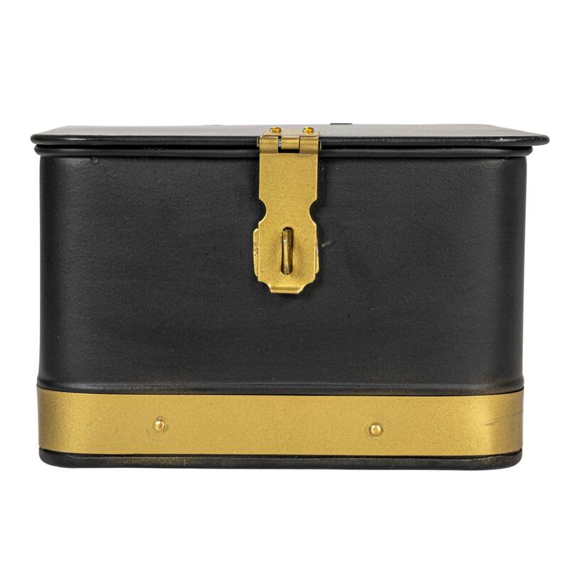 Decorative Metal Boxes with Lid, Set of 3