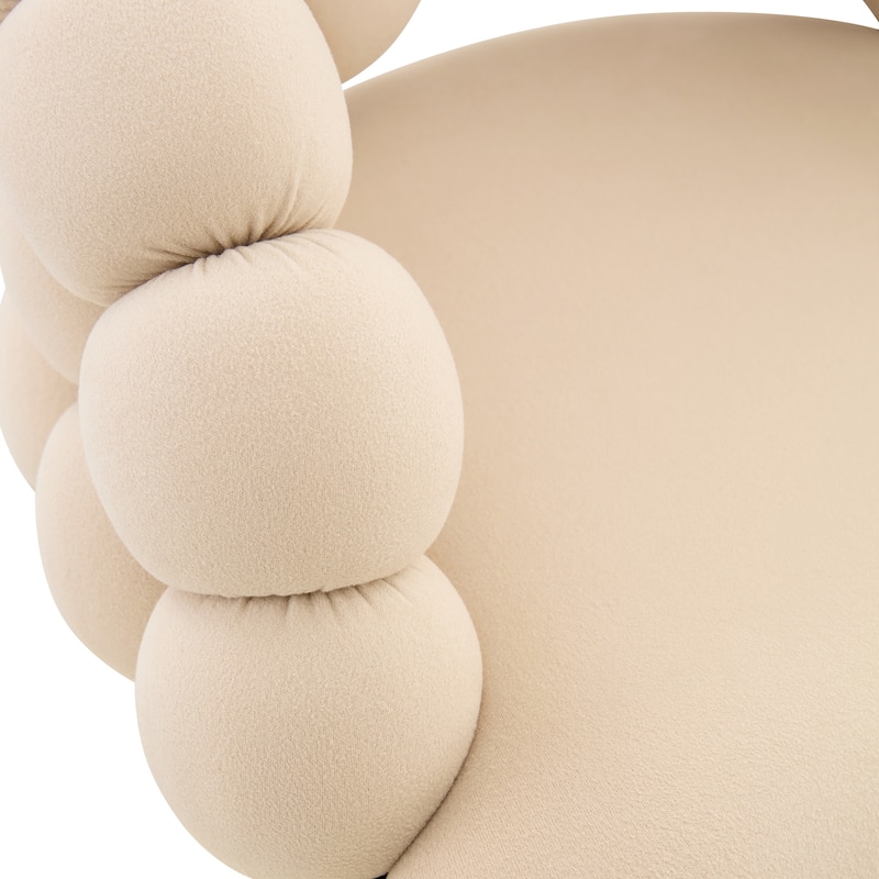 Counter Height Bar Stools Set of 2, Velvet Upholstered Swivel Bar Stools, Tufted Adjustable Dining Chairs with Footrest