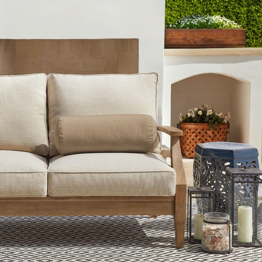 Sorra Home Valdese Boucle Bolster Pillow Single