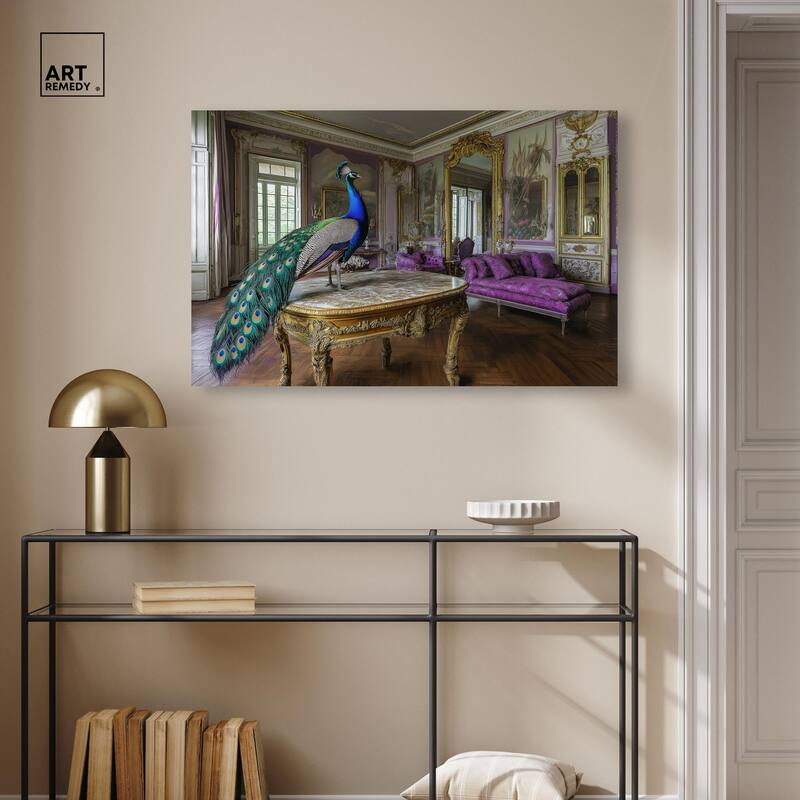 Royal Plumage Canvas by Art Remedy, Gallery Wrapped