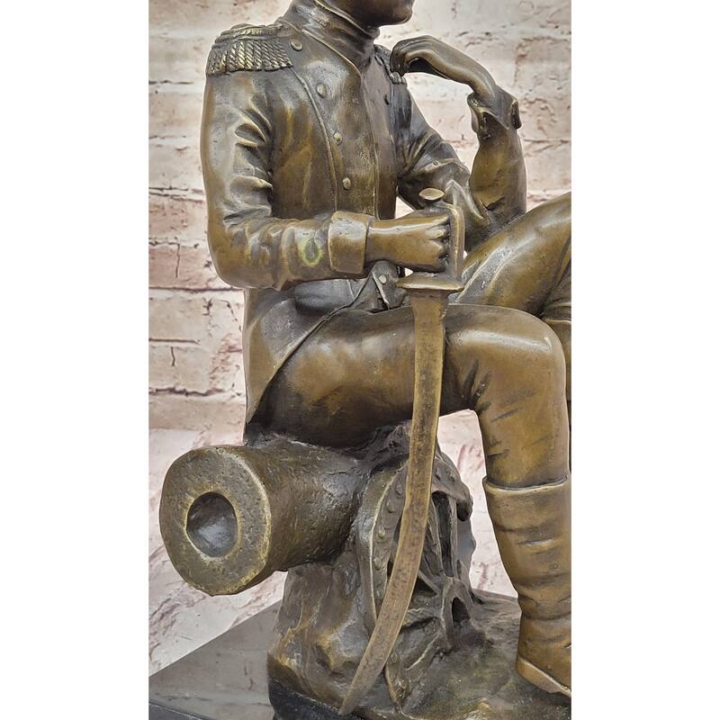 Hot Cast Bronze Sculpture Of A Young Napoleon Bonaparte By Aldo Vitaleh