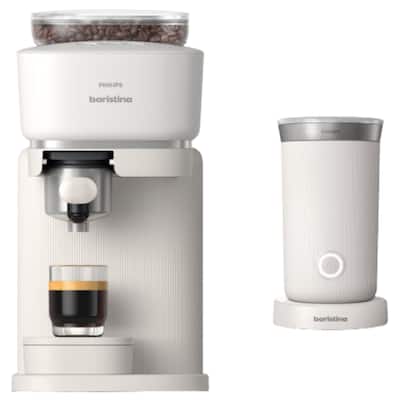 Philips Baristina Automatic Espresso Machine and Milk Frother Bundle