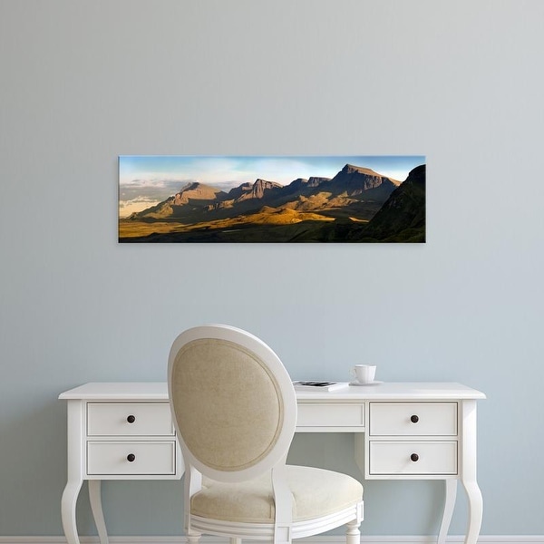 Easy Art Prints Panoramic Images's 'Trotternish?Ridge at sunset, Skye, Scotland' Premium Canvas Art