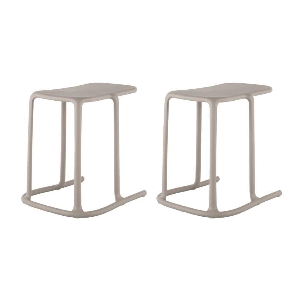 Lagoon Uno Resin C-Shape Side Table, Set of 2