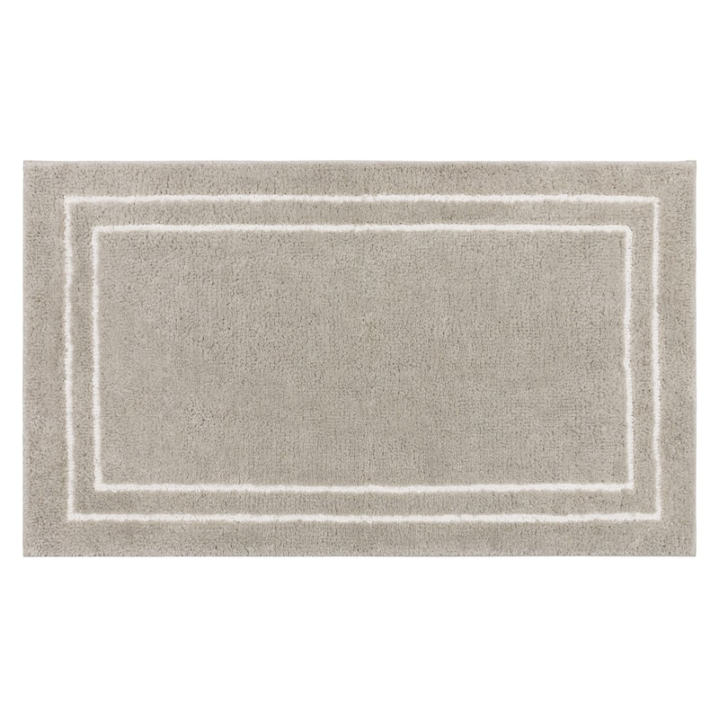 Mohawk Home Corona Machine Washable Bath Mat - 1' 5" x 2' - Flint White Corona