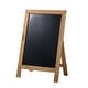 preview thumbnail 27 of 71, Glitzhome 4th of July Wooden Standing Easel Hanging Porch Signs Natural Chalkboard