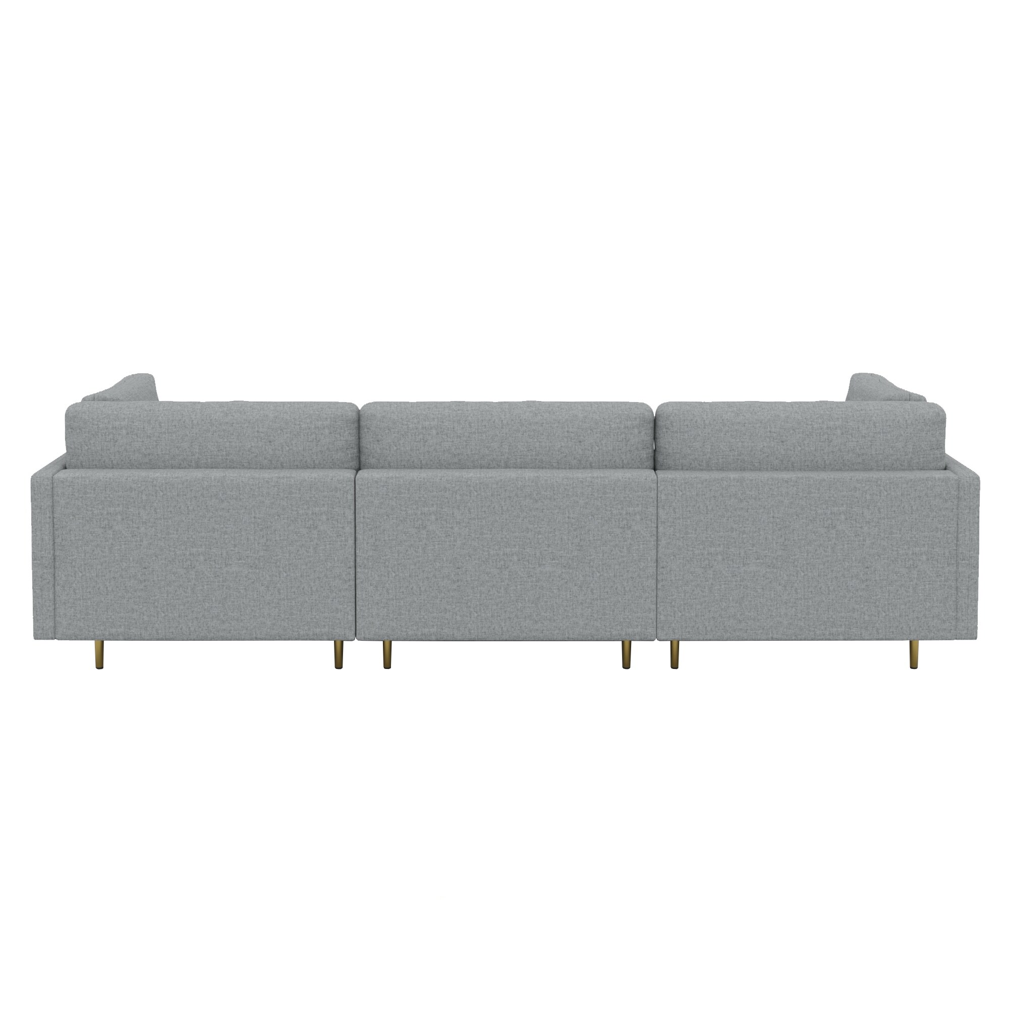 Modern 4 Pieces Cube Modular Sectional Sofa Sets - On Sale 