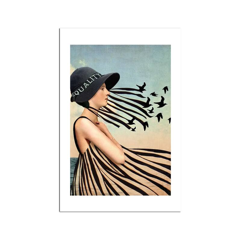 Equality Fine Art Paper Print by Catrin Welz-Stein - Multi