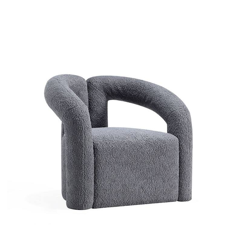 Manhattan Comfort Modern Darian Boucle Accent Chair