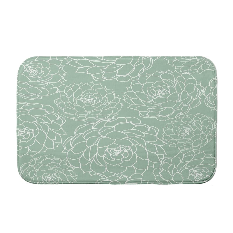 Olena Bath Mat - 21 x 34 - Green