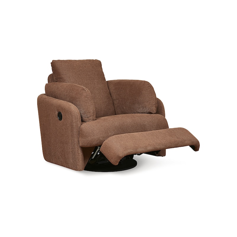 Signature Design by Ashley Modmax Brown Swivel Glider Recliner