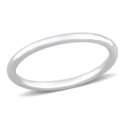 Miadora Wedding Band in 14k White Gold