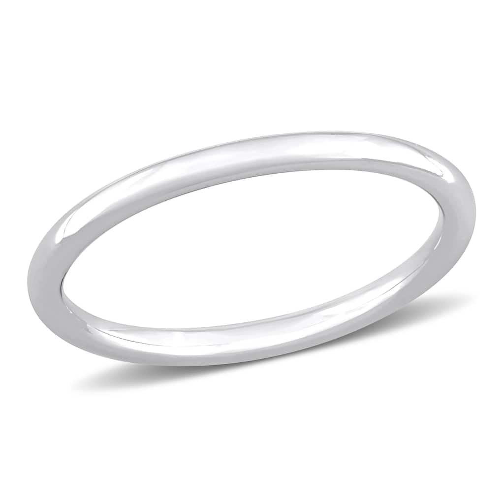 Miadora Wedding Band in 14k White Gold