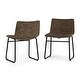 preview thumbnail 2 of 18, WyndenHall Adrienne Mid Century Modern Dining Chair (Set of 2) - 21.26" D x 20.47" W x 30.31"H
