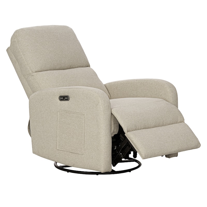 INK+IVY Dakota Power Recliner 3-in-1 with Swivel, Glider, USB Ports