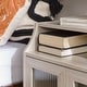 preview thumbnail 20 of 28, Middlebrook Fluted Glass 2 Door USB Nightstand, Set of 2