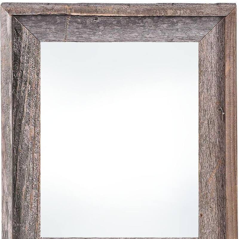 HomeRoots 8" x 10" Gray Solid Wood Tabletop Picture Frame
