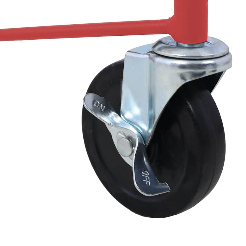 Drywall Lift Panel 11" Lift Drywall Panel Hoist Jack Lifter, RED+BLACK