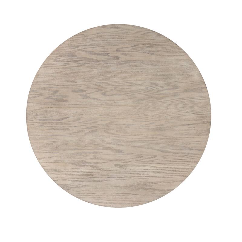 Furniture of America Galgary Mid-Century Modern 42-inch Wood Round Dining Table
