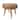 Hand-Woven Water Hyacinth and Teakwood Stool