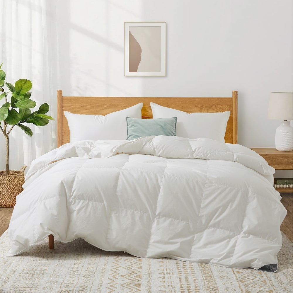 Luxurious 800 Fill Power 100% Organic Cotton 90% Down Comforter Duvet Insert