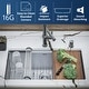 preview thumbnail 6 of 9, Karran Elite WS-35-PK1 Undermount 30" Single Bowl Stainless Steel Workstation Kitchen Sink