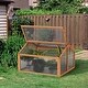 preview thumbnail 1 of 35, MCombo Double Box Wooden Greenhouse Cold Frame Raised Plants Bed Protection