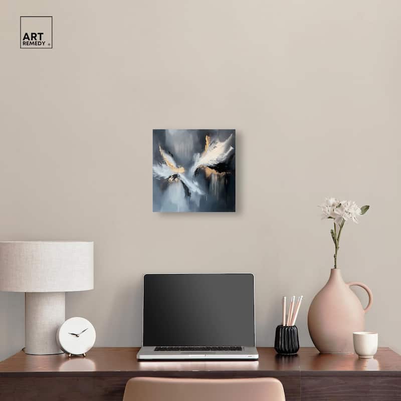 Wings of Gold Canvas by Art Remedy, Gallery Wrapped
